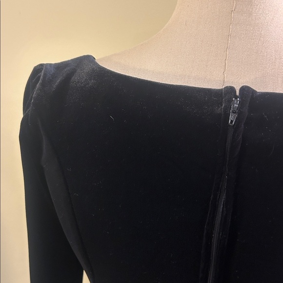 Tadashi Long Black Velvet Dress - Picture 8 of 10